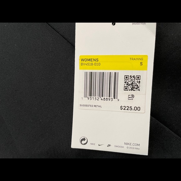 NWT Nike crop sweatshirt with fringe cutouts small - Picture 8 of 8